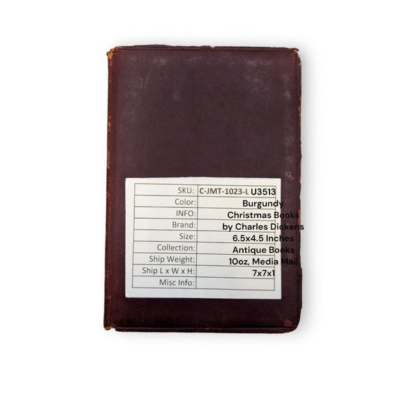 Christmas Books by Charles Dickens Thomas Nelson and Sons London Antique Book - Picture 2 of 6